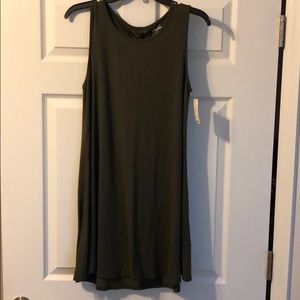 Francesca’s lace up back shift dress